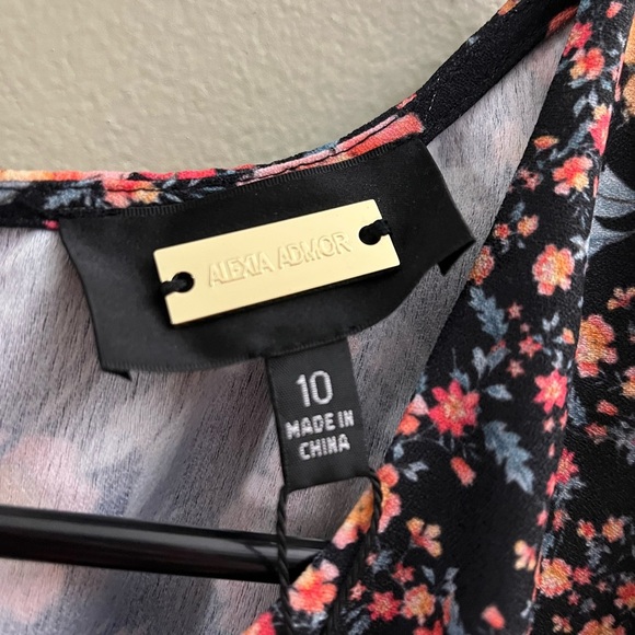NWT Alexia Admor Katie Midi Dress Size 10 - Picture 9 of 12